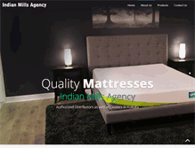 Tablet Screenshot of indianmillsagency.com